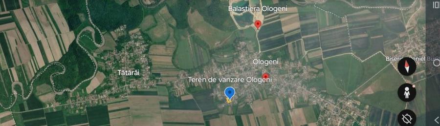 Teren de 1334 mp, în Poienarii Burchii