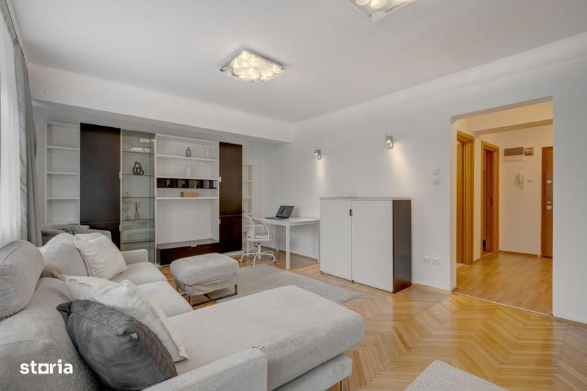 Apartament cu 3 camere, mobilat în Dorobanți