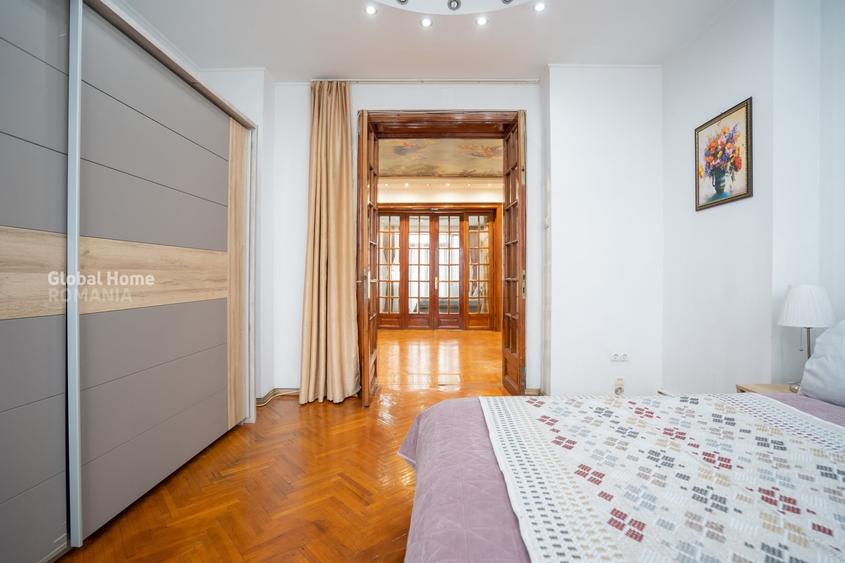 Apartament cu 6 camere circular, mobilat în Cișmigiu