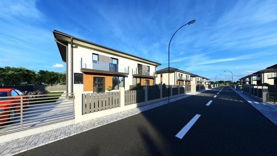 Duplex cu 4 camere cu Canalizare în Popas Păcurari