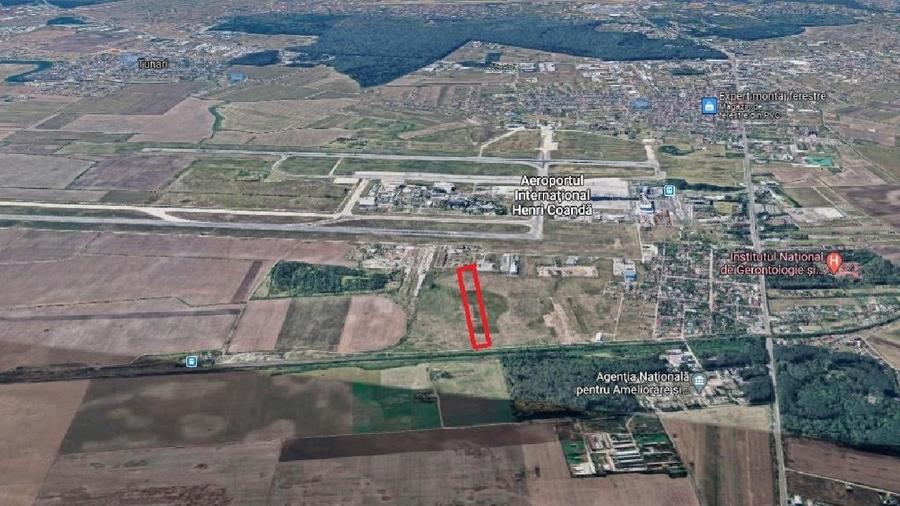 Teren agricol intravilan de 11036 mp, în Ferme