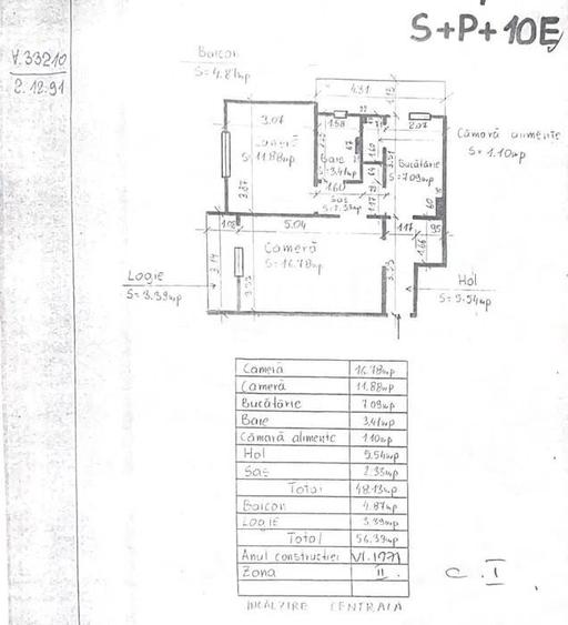 Apartament cu 2 camere decomandat, mobilat în Gheorgheni