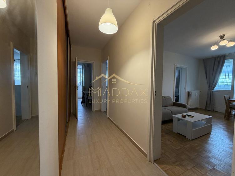 Apartament cu 3 camere circular, mobilat în Dorobanți