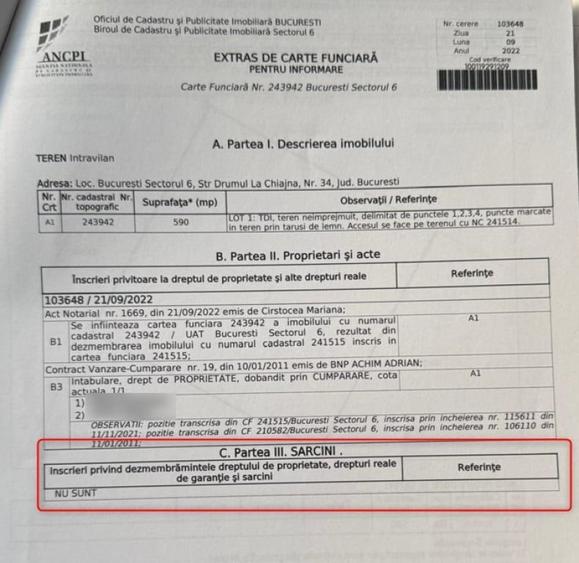 Teren de 590 mp, în Giulești