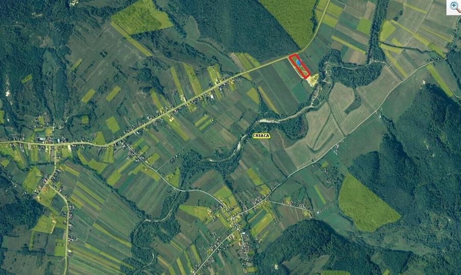 Teren agricol extravilan de 5800 mp, în Creaca