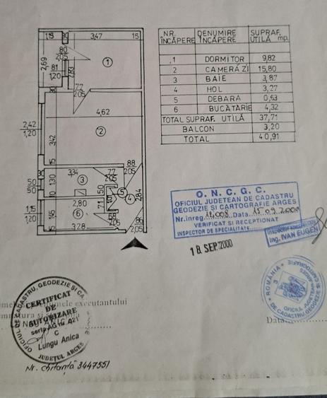Apartament cu 2 camere semidecomandat în Prislopu Mic