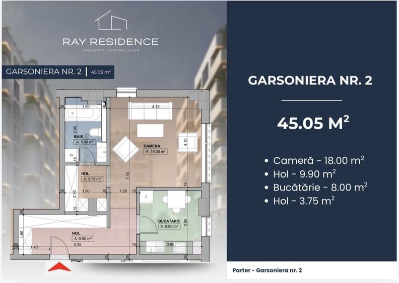 Complex Ray Residence - Garsoniera - 3
