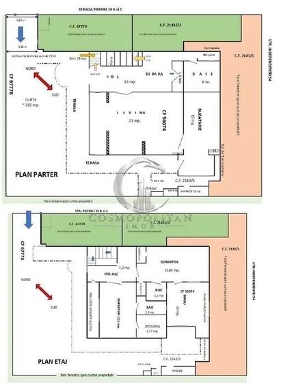 Casă cu 3 camere cu Canalizare în Central