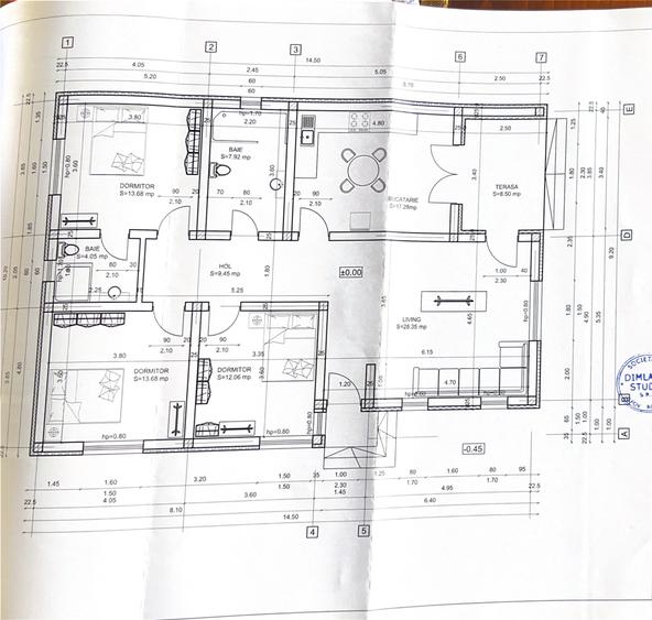 Casă parter cu 4 camere, 2 băi, pe un teren de 492 mp, în zona stadion Cumpăna. - 9