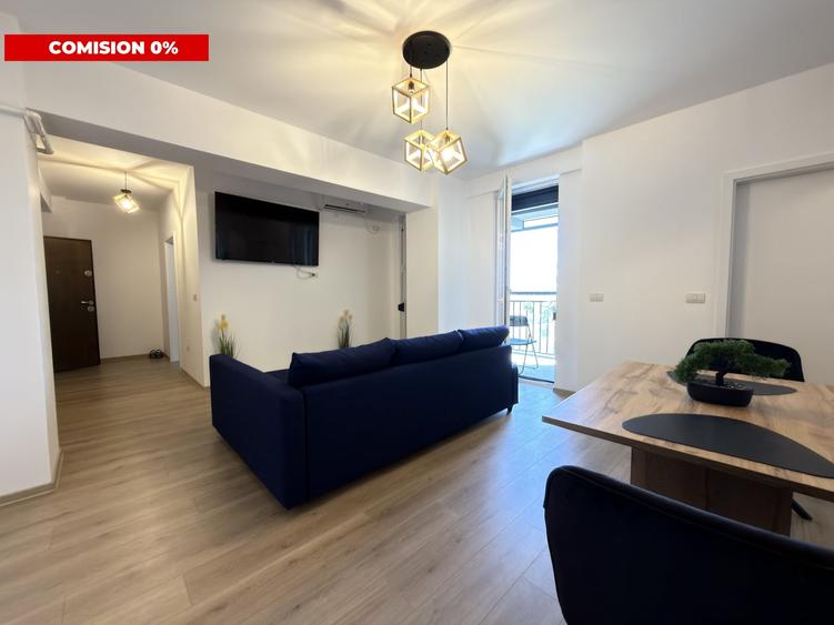 Apartament cu 2 camere semidecomandat, mobilat în Aradului