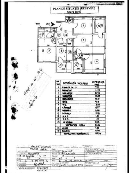 Apartament cu 4 camere în Crângași