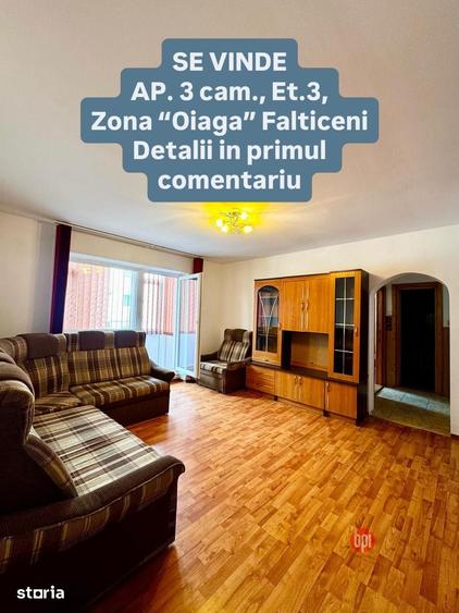 Apartament cu 3 camere în Fălticeni