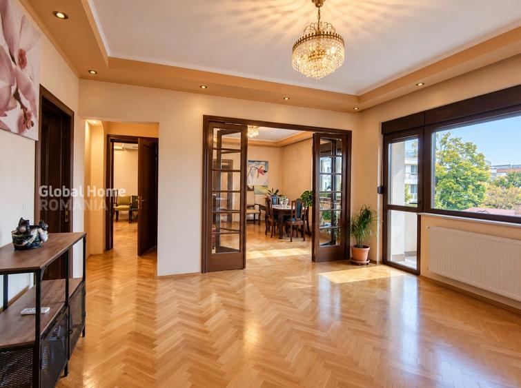 Apartament cu 5 camere semidecomandat, mobilat în Domenii
