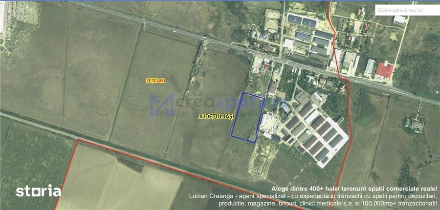 Teren de 15813 mp, în Lețcani