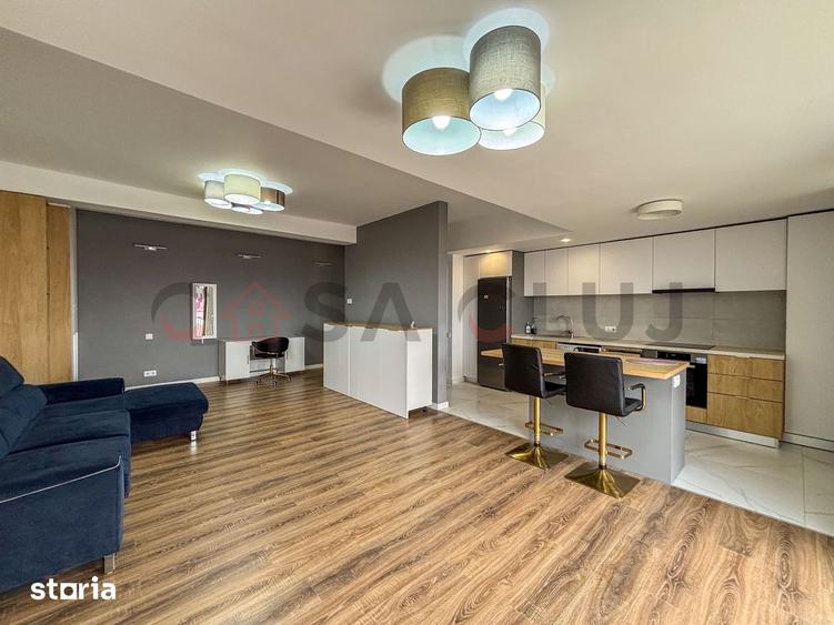 Apartament cu 2 camere, mobilat în Gruia