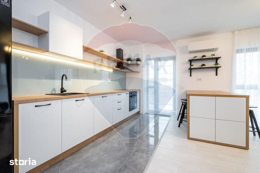 Apartament cu 2 camere decomandat, mobilat în Arcul de Triumf