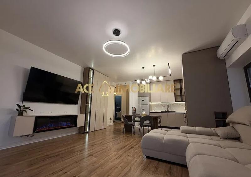 Apartament cu 2 camere semidecomandat, mobilat în Jiului