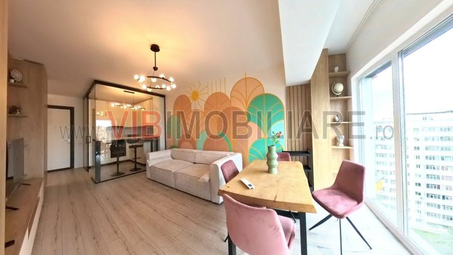 Apartament cu 2 camere semidecomandat, mobilat în Doamna Ghica