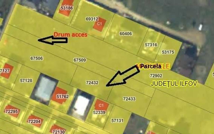 Teren intravilan Str. Nuferilor cartier Florilor Magurele 300m de Sector 5, ideal pentru constructie! - 3