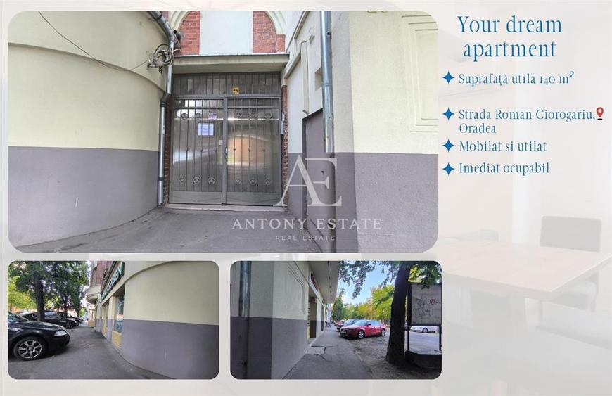 Apartament cu 4 camere decomandat, mobilat în Central