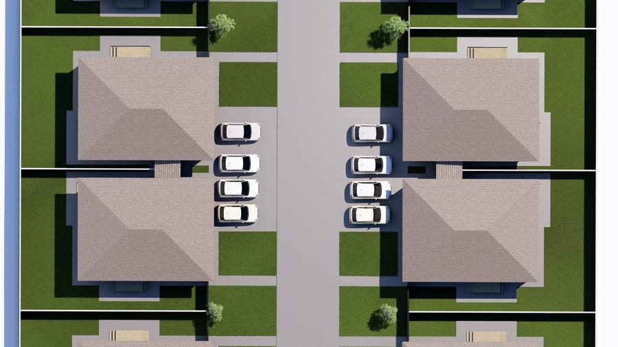 Casă individuală cu 4 camere cu Canalizare în Tunari