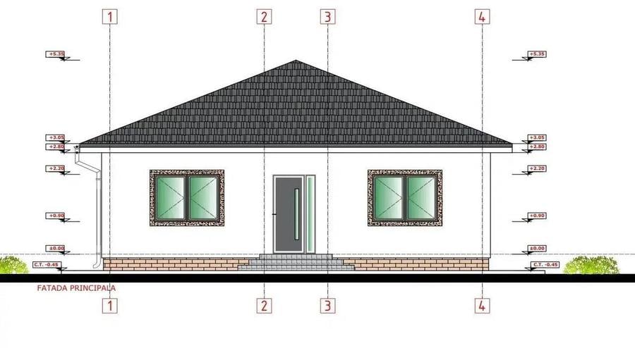 Casă cu 4 camere cu Teren 400 Mp în Crevedia