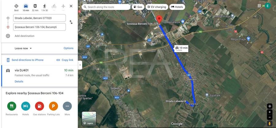 Teren Construcții intravilan de 9453 mp, în Berceni