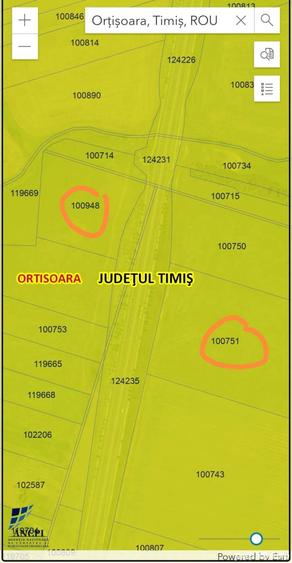 Teren în Orțișoara