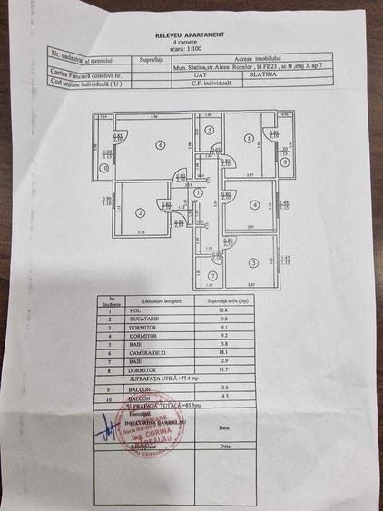 Apartament cu 4 camere decomandat în Exterior Vest
