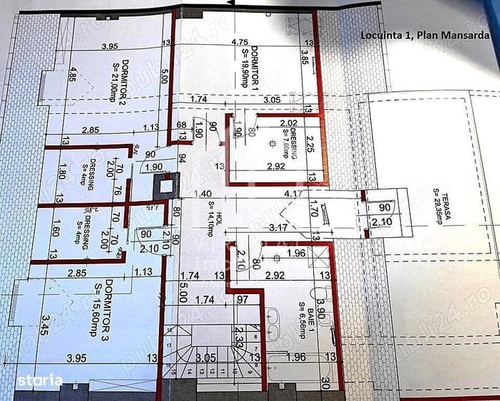 Apartament cu 4 camere în Central