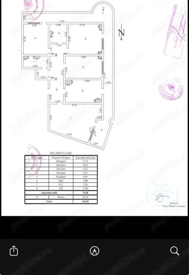 93.900 Euro, 4 camere decomandate, etaj 8 din 11, Micro 18 - 7