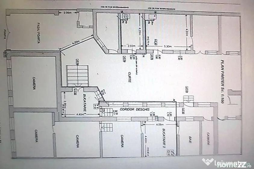 Casă cu 12 camere cu Teren 565 Mp în Ultracentral