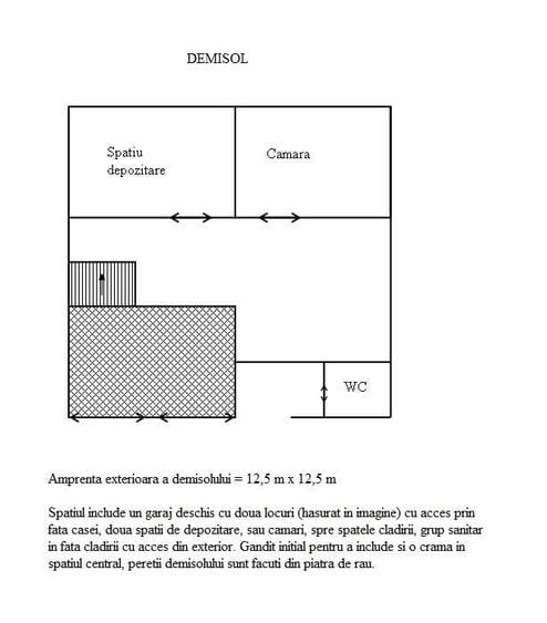 Casă cu 3 camere cu Teren 2500 Mp în Sălătrucu