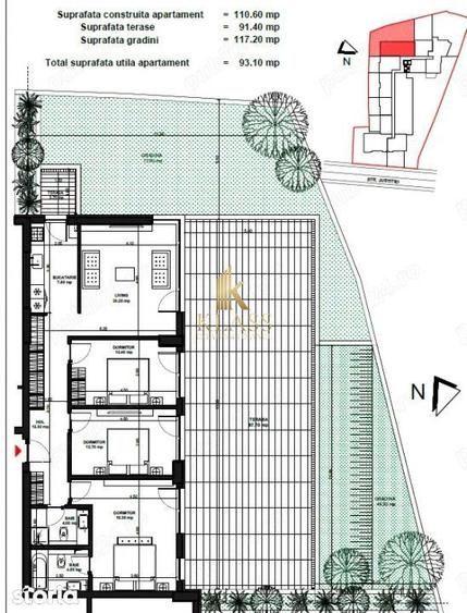 Apartement 4 camere cu terasa Unirii - 11