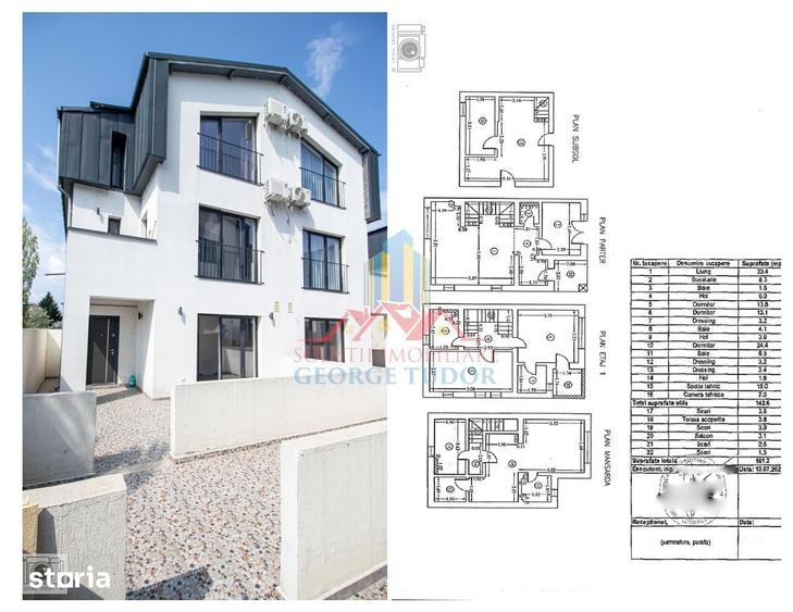 Vila tip duplex P+2E+M,161 mp + 1 parcare,Cittadella Garden, Str. Aped - 20