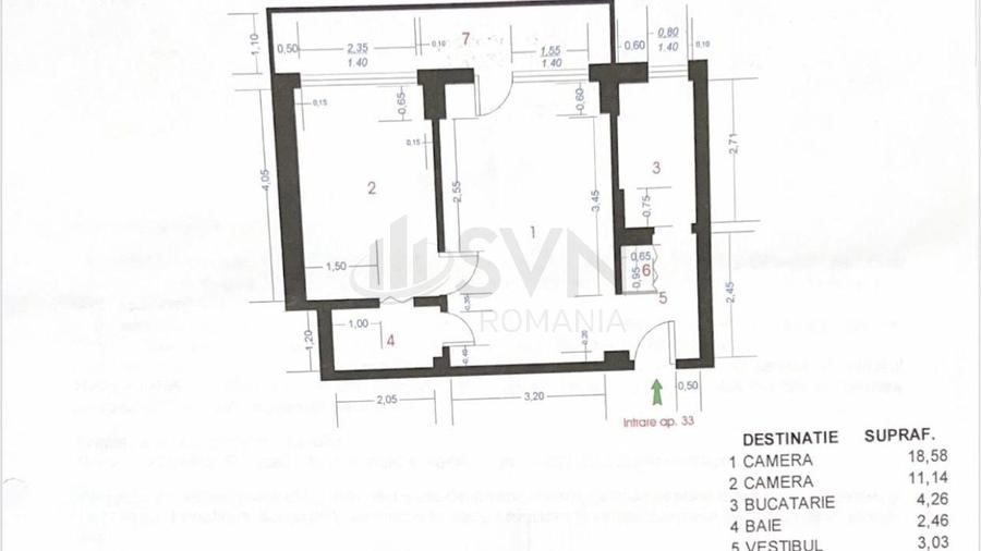 Apartament cu 2 camere semidecomandat în Dorobanți