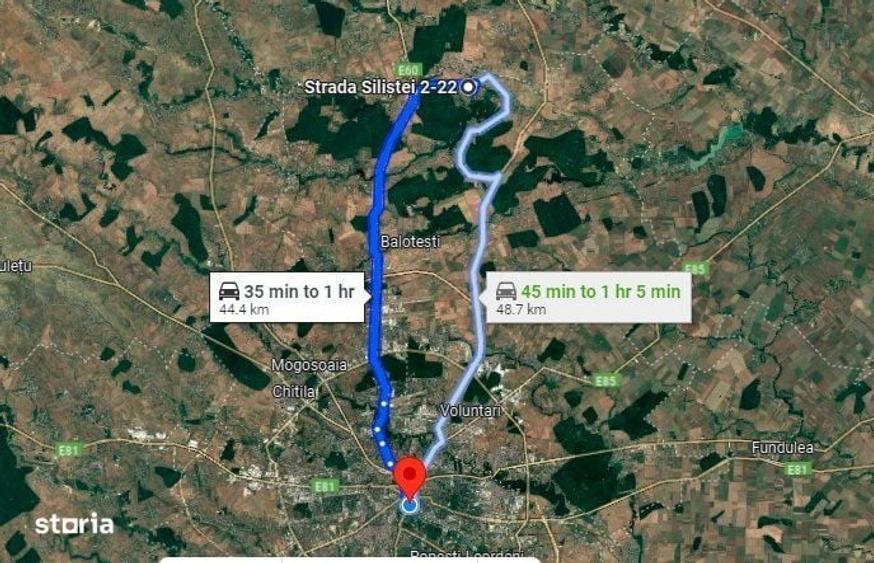 Teren intravilan - 2.470m2 + Casa neintabulata ~ Silistea Snagovului - 2
