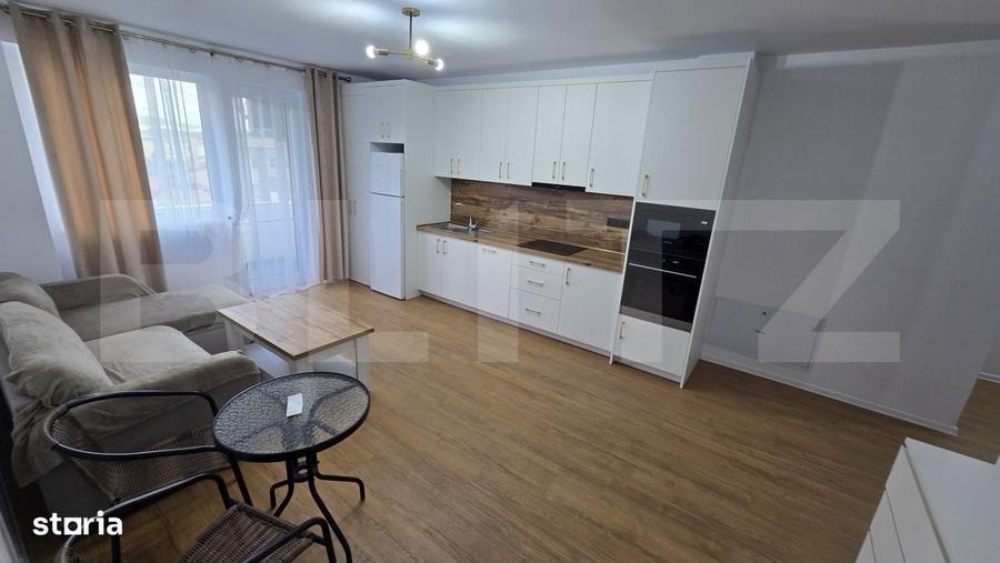 Apartament cu 3 camere, 65 mp, 2 bai si balcon, prima inchiriere, zona - 8