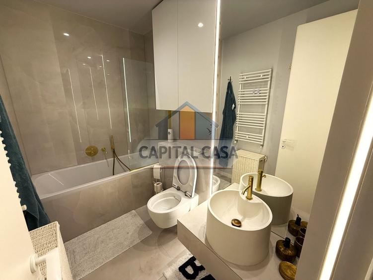 Apartament cu 2 camere semidecomandat, mobilat în Pipera