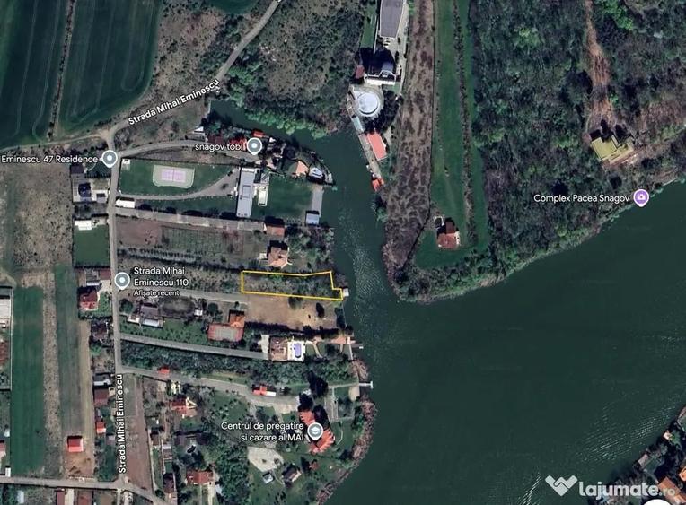 TEREN RAR PE LAC SNAGOV 2.000 mp PONTON + GARAJ B... - 1