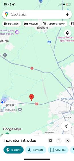 Teren de 1021 mp, în Săcălaz