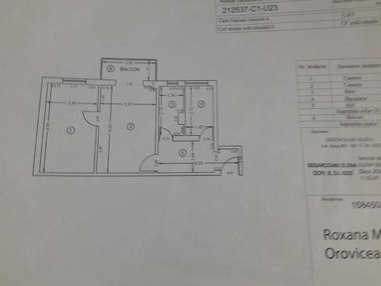 Apartament cu 2 camere semidecomandat în Craiovița Nouă