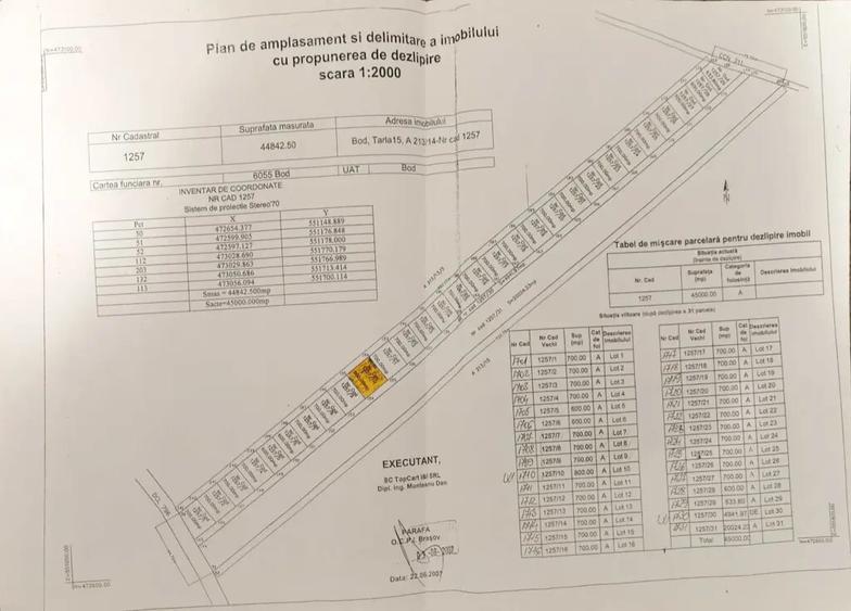 Teren Intravilan BOD 800 mp Str.Caraiman - 3