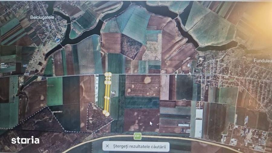 Teren de 30000 mp, în Belciugatele
