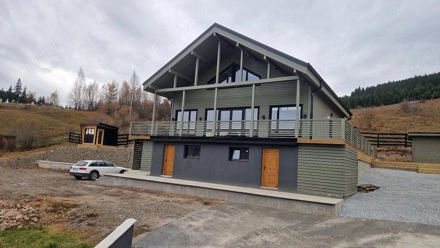 Vila noua de lemn de vanzare complet echipata Toplita - 5