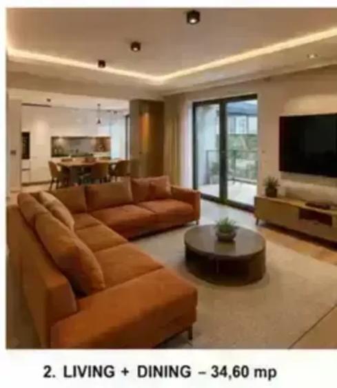 Penthouse cu 3 camere decomandat în Dacia