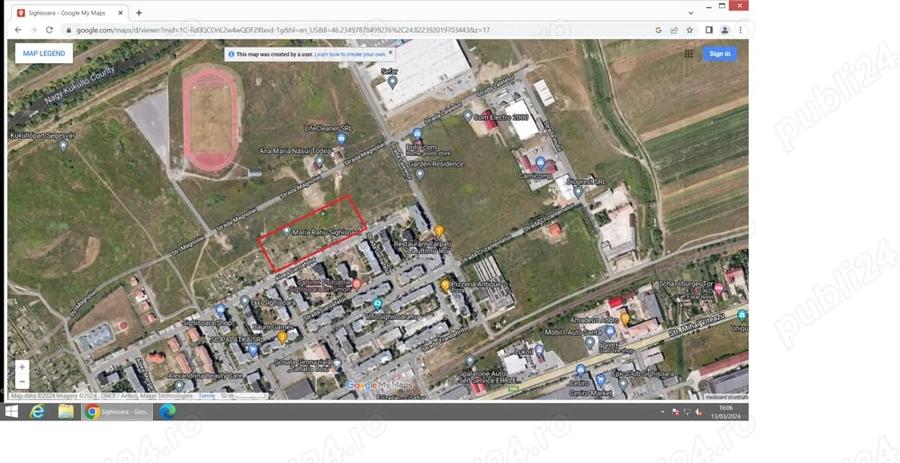 Teren de 6000 mp, în Central