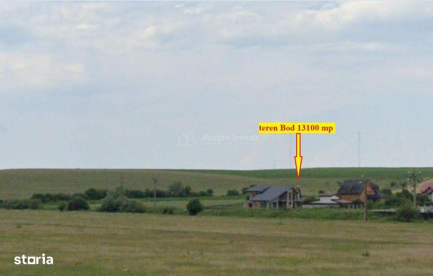Teren de 13100 mp, în Bod