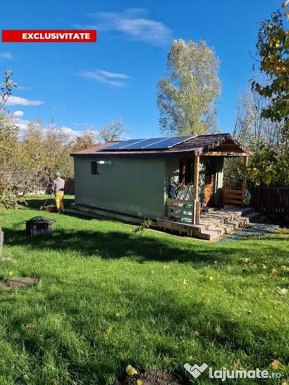 Casă cu 2 camere cu Teren 650 Mp în Ghioșești