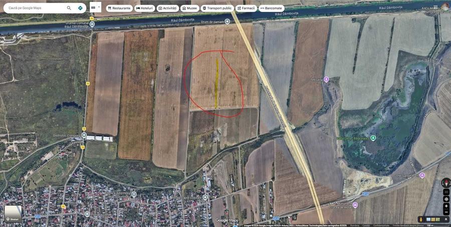 Teren de 1600 mp, în Glina